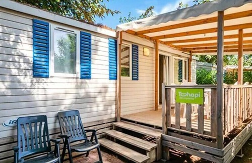 Camiers House | Camping La Dune Blanche* - Cozy 4-room mobile home for 6 people