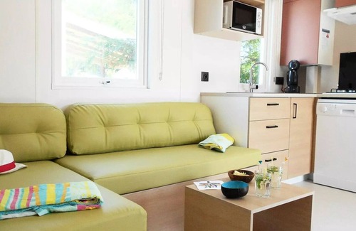 Bauduen House | Camping Tikayan Rives du Lac de Sainte Croix* - Mobile Home Texas Comfort 4 rooms 6/8 people Air-conditioned