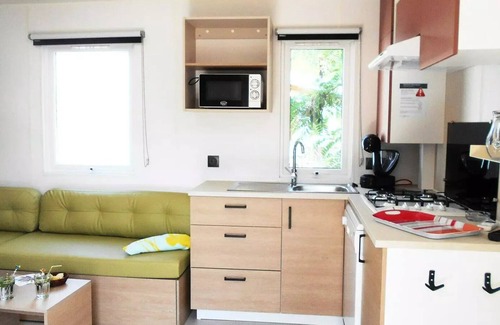 Bauduen House | Camping Tikayan Rives du Lac de Sainte Croix* - Mobile Home Texas Comfort 4 rooms 6/8 people Air-conditioned