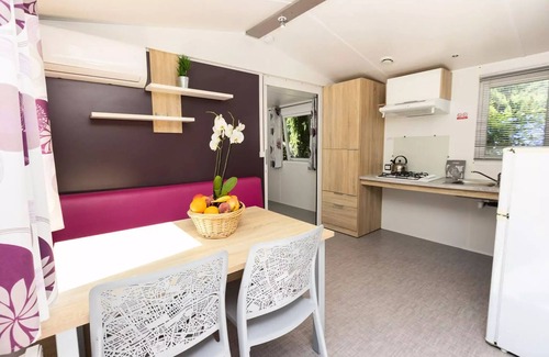 Le Bourg-d'Oisans House | Campsite Le Château de Rochetaillé * - Mobil home Comfort PMR - 2 bedrooms 4 people