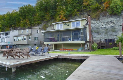 Holcomb House | Canandaigua Lakefront | Dock | Near Boat Launch