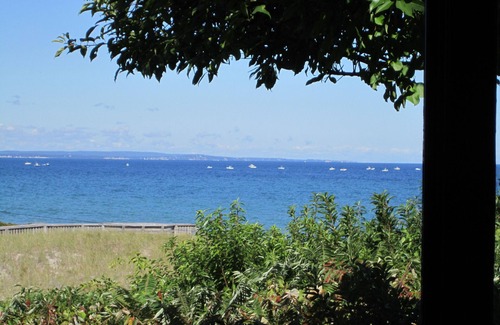 East Sandwich Cottage | Cape Cod Dune Cottage Spectacular Ocean Views, over the dune to a private beach