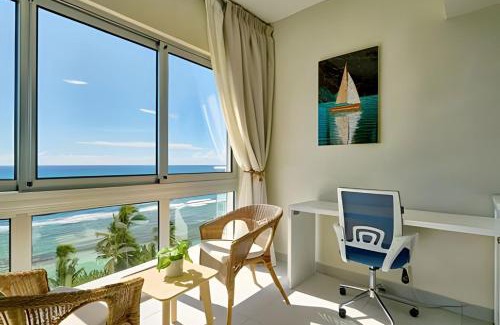 Juan Dolio - El Pueblo House | Caribbean Ocean View, 2BDRM Beachfront Apartment