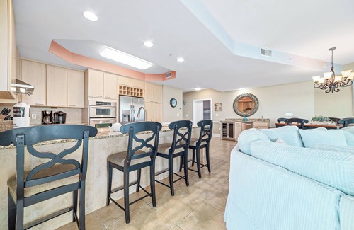 Orange Beach East Condo | Caribe 4BR, Panoramic Gulf Views, Lazy River, Hot Tub, 2 Min To Beach, Sleeps 12