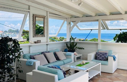 Le Robert House | CARPE HORAS, THE VIEW, 1 min from the sea, saltwater pool, jacuzzi, pets welcome