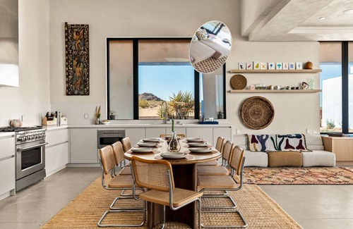 Joshua Tree House | Casa Azzurra by Fieldtrip | Architectural Retreat w/Pool, Spa, & Pickleball