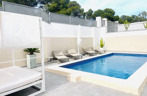 Cala Vadella Villa | Casa Bonic: Villa with Sunset - seaview and pool