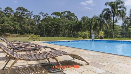 Vila Paula House | Casa de campo em Atibaia com Lareira e Piscina