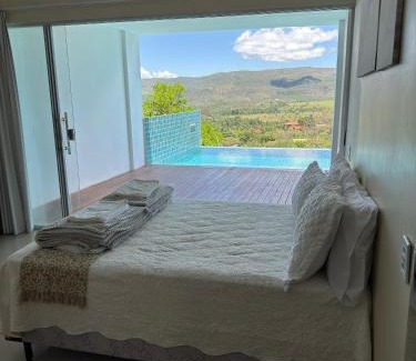 Alto Paraiso de Goias Apartment | Casa Hari Veadeiros - piscina, ar condicionado e vista maravilhosa!