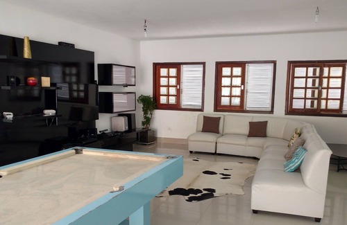 Jardim Virginia House | Casa Nova Cove Guarujá-4 suites-POOL-w / CONDITIONED