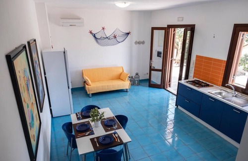 San Vito Lo Capo Apartment | Casa Orchidea Bianca with large equipped veranda