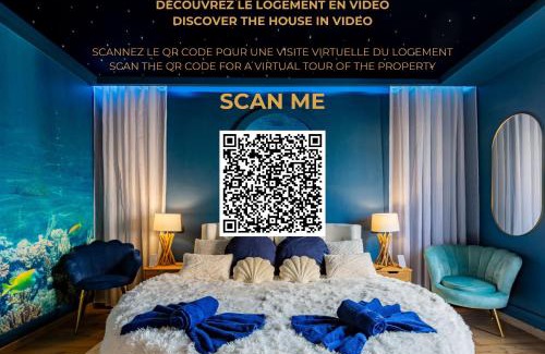 Cronenbourg Est Apartment | CathyVoyages - Ciel étoilé - Bord de Mer - Parking gratuit - Vidéoprojecteur - Lit rond - La Paillote Strasbourgeoise