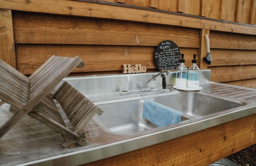Battle Lake RV Rental | Cedar Tent at The Grove Glamping