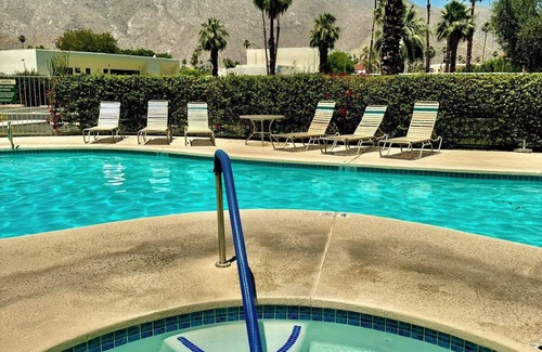 Palm Springs Condo | Centrally located and spacious condo with mountain views. Dog-friendly!