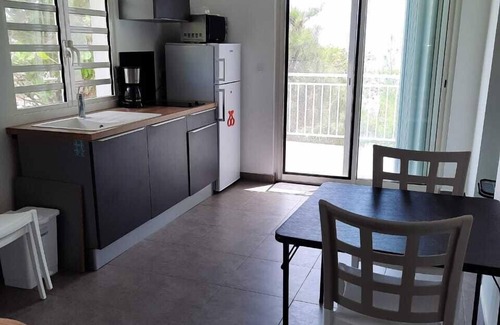 Oyster Pond House | Charming OCEANE studio T1 in guest house with sea view