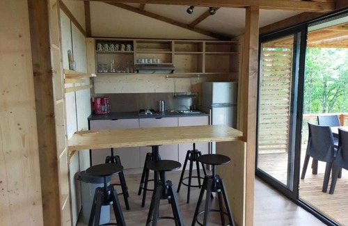 Saint-Cirq-Lapopie Ski Chalet | Chalet 3 étoiles - Piscine - efchbf