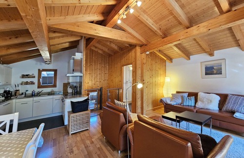Saas-Fee Ski Chalet | Chalet flair with its own wellness area