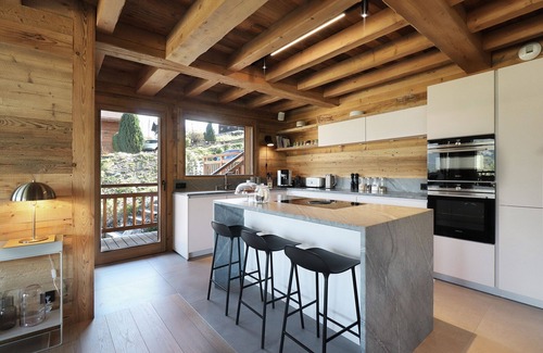 Saint-Gervais-les-Bains Ski Chalet | Chalet 12 pers Modern & Cozy - view of Mont-Blanc - jacuzzi & sauna
