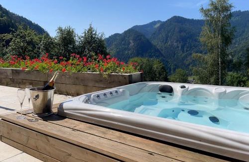 Saint-Jean-dʼAulps Ski Chalet | Chalet Gamelbarn - Morzine Avoriaz with stunning mountain views