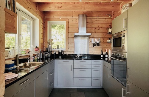 Heremence Ski Chalet | Chalet Le Iceberg: Style, Sauna & Stunning Views. Ski, Hike, MTBike, Spa More.