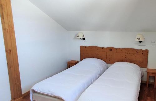 Saint-Etienne-en-Devoluy Ski Chalet | Chalet mitoyen duplex 3 pièces, 6 pers, Résidence Le Hameau du Puy, piscine, proche pistes - FR-1-504-448