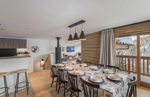 Meribel-Mottaret Ski Chalet | Chalet moderne 5 chambres pour 10 pers, proche pistes, parking, balneo, services inclus - FR-1-565-72