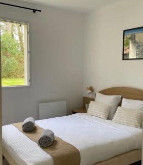 Ondres House | Chalet paisible à la plage, piscine et tennis