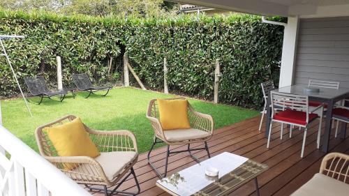 Gujan-Mestras House | Chalet tout équipé, terrasse