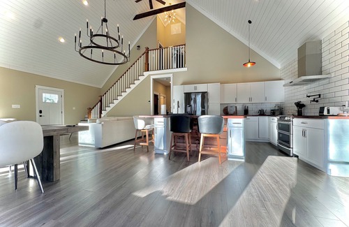 Bouvet Island Ski Chalet | Chalet with year round heated pool, sauna, jacuzzi and a Fully fenced in yard