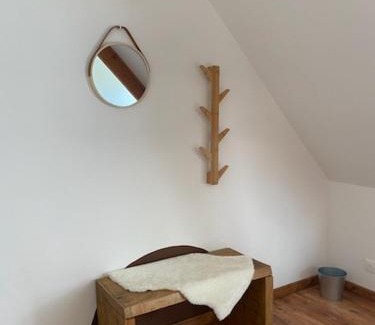 Le Mesnil-Guillaume House | Chambre campagne et salle de bain privée