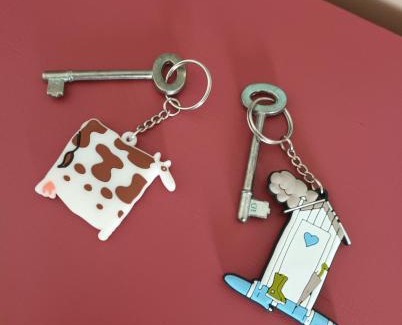 Le Mesnil-Guillaume House | Chambre campagne et salle de bain privée