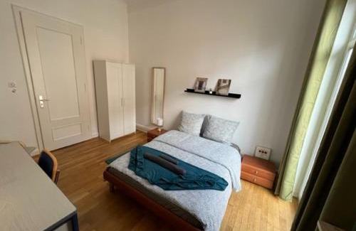 Mulhouse House | Chambres privées -Private room- dans un spacieux appartement - 100m2 centre proche gare
