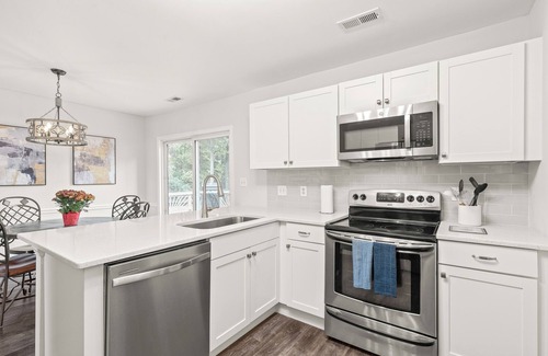 Charlotte House | Charlotte Getaway: 3-Bedroom Gem with Big Backyard