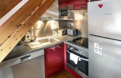 Valloire Apartment | Charmant studio cabine + mezzanine pour 4 pers. à Valloire, proche remontées mécaniques et commerces - FR-1-263-485
