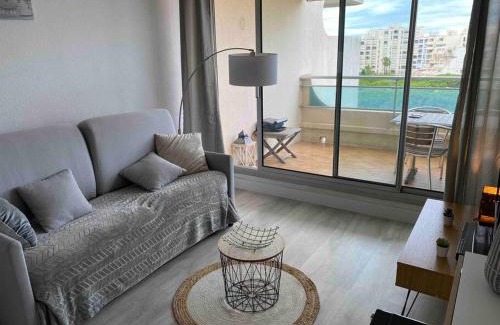 Carnon-Plage Apartment | Charmant studio vue mer et port
