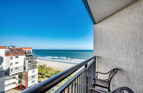 Myrtle Beach Condo | Charming 1 BR Oceanview Condo for 4! Ocean Reef 825