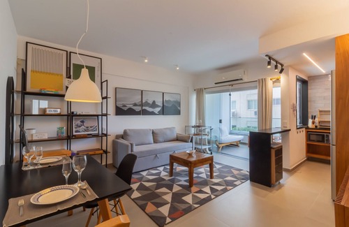 Barra da Tijuca Apartment | Charming 1 Minute From Barra Beach Pp105
