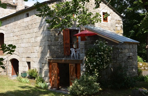 Tence Cottage | Charming 1870 Stone House in Wooded Area with Terrace, Near Activities