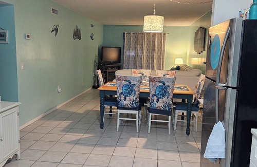 Seaside Heights Condo | Charming 2 BR condo across from Seaside Heights North Beach and the Boardwalk!