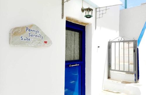 Tinos Apartment | CHARMING 2BR Hilltop Serenity Suite, Lively Greek Village