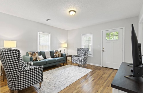 Greer House | Charming 2BR Near Downtown Greer, Fenced Yard