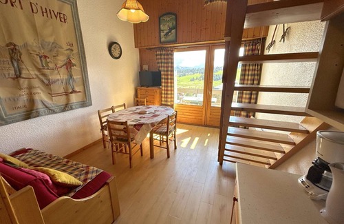 Les Saisies Apartment | Charming apartment in Les Saisies for 8 people with balcony