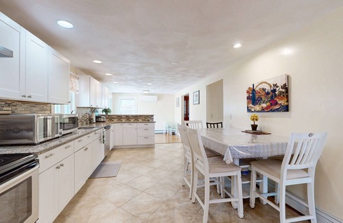 Buzzards Bay House | Charming coastal home with sunny rooms, private backyard, & walk to beach