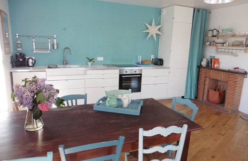 Larmor-Plage Apartment | Charming duplex, large terrace and sea view in Larmor Plage