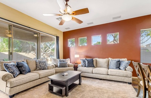 Terramar House | Charming home with pool, pool spa, fast WiFi, firepit, game room & washer/dryer
