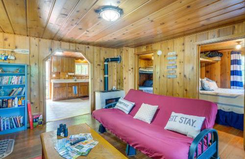 Herron House | Charming Michigan Cottage with Sunroom and Lake Access