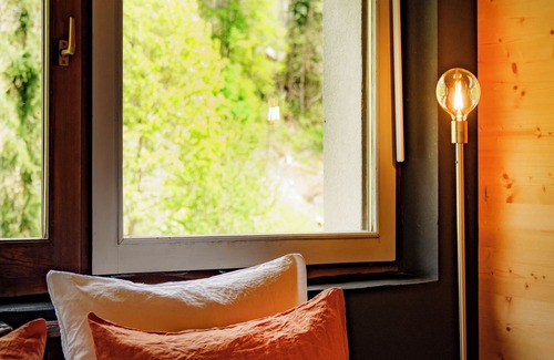Tesero Apartment | Charming open space on the ground floor. Dolomite's Essence