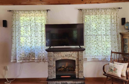 Canadensis House | Charming, three bedroom home w/ fireplace!