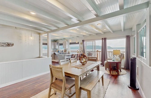 Potlatch House | Charming water front home with amazing views, fire pit, and private deck