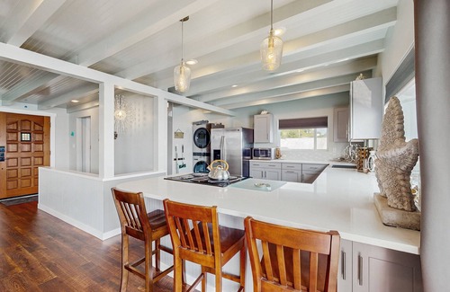 Potlatch House | Charming water front home with amazing views, fire pit, and private deck